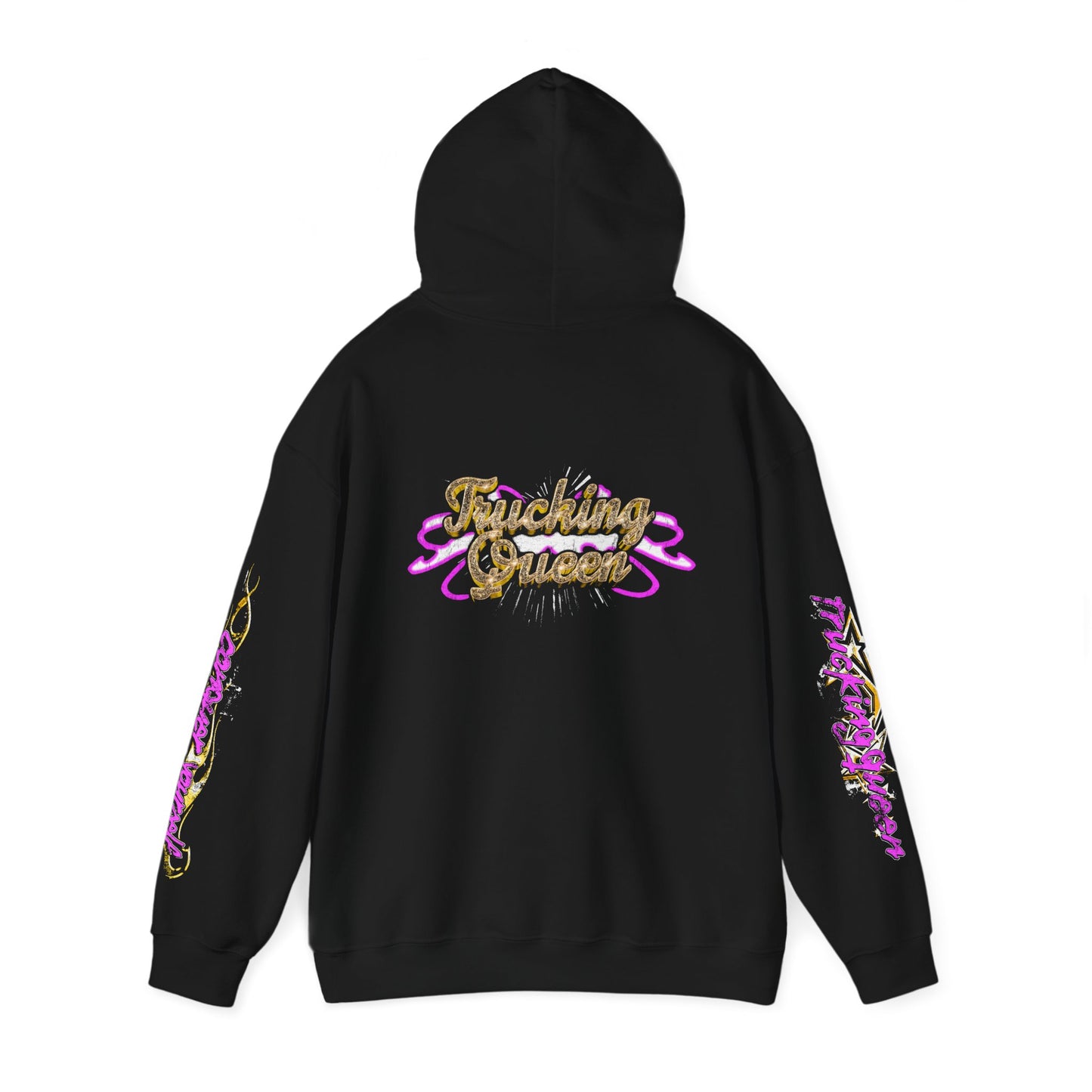 Lady Trucker Streetwear Design Hoodie